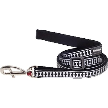 Red Dingo L6-RB-BB-ME Dog Lead Reflective Black; Medium